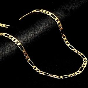 New Stainless Steel Cuban Chain 18k Gold 5X Layered stainless steel 4mm 20”